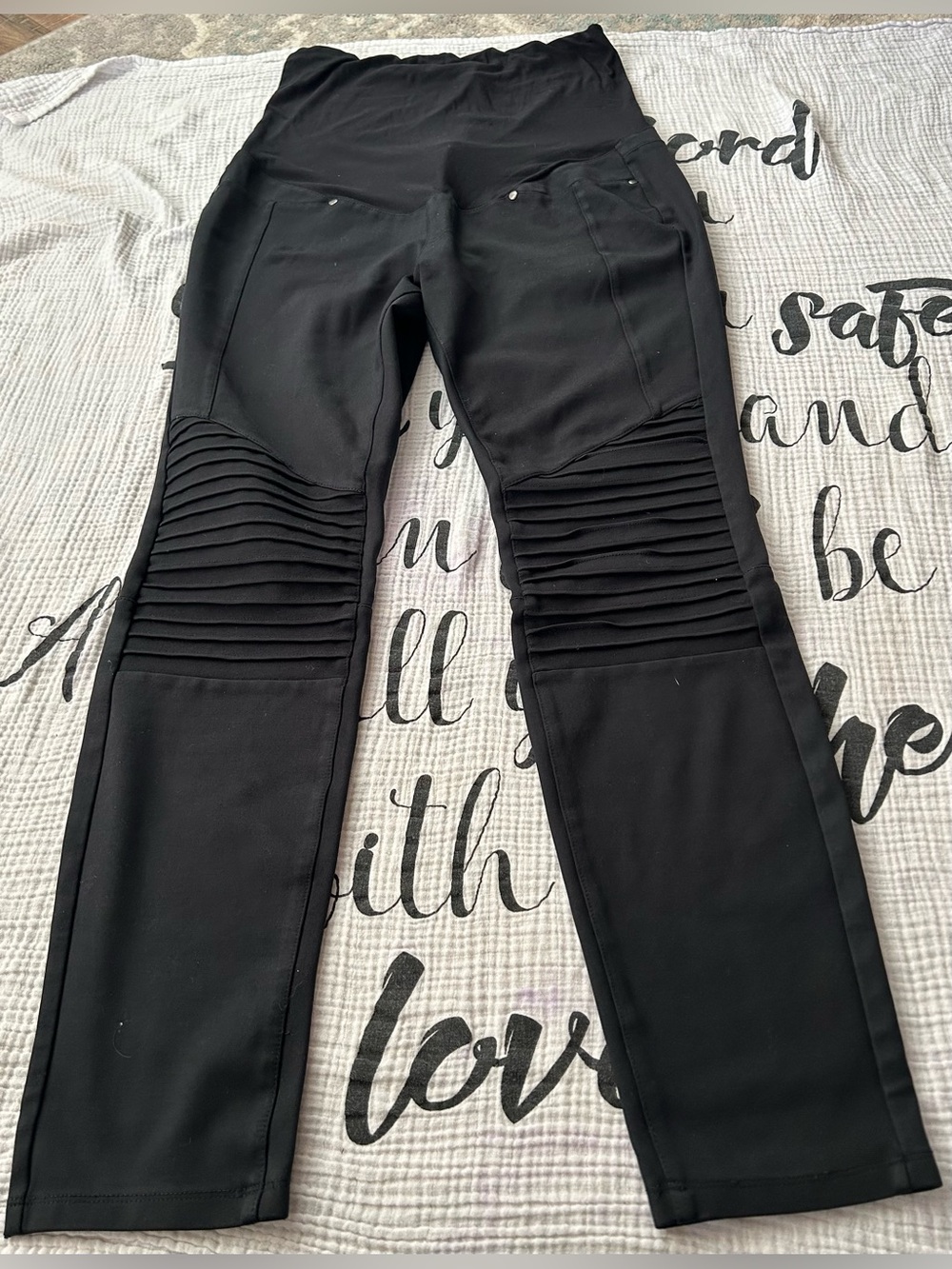 nOir Black maternity leggings Size S